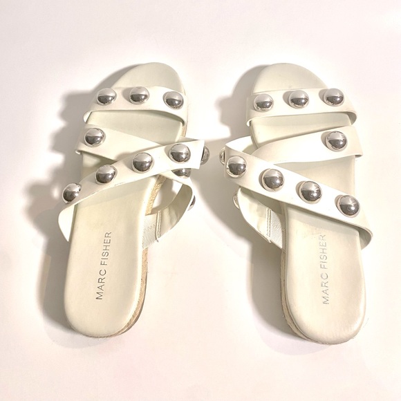 Marc Fisher Bubble Sandals - White - Picture 3 of 3